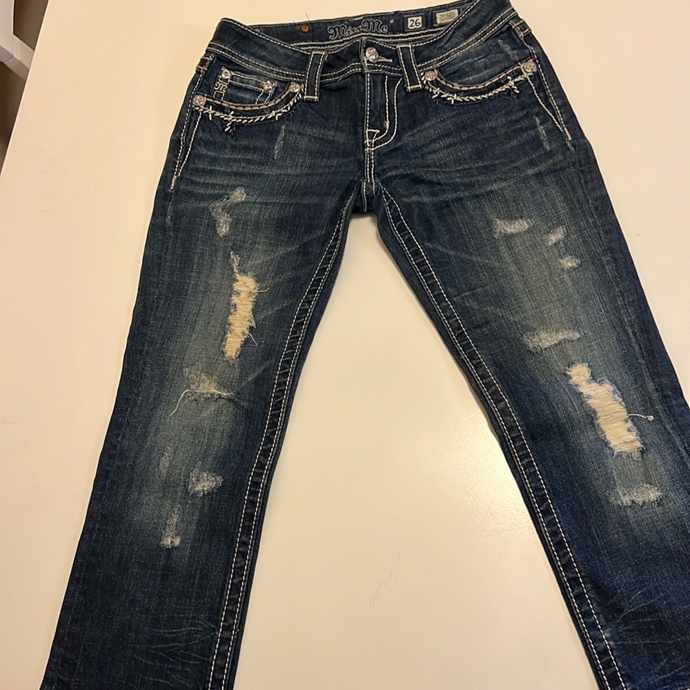 Miss Me Jean Capris